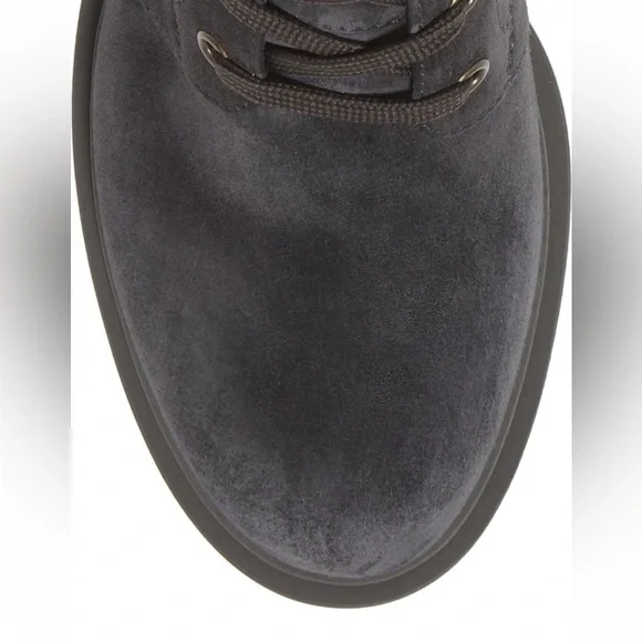 Gianvito Rossi Foster Combat Suede Ankle Boots - Picture 5 of 7